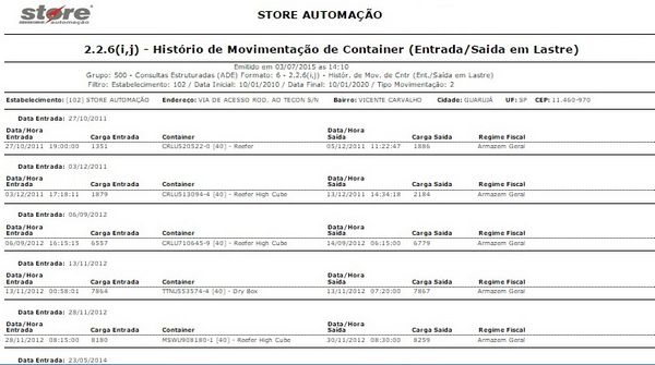 2.2.6(I,J) - HISTÓR. DE MOV. DE CNTR (ENT.SAÍDA EM LASTRE) LAYOUT